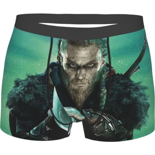 Assassins Creed Action Adventure Games Assassins Creed Valhalla Underpants Cotton Panties Mens Underwear Ventilate