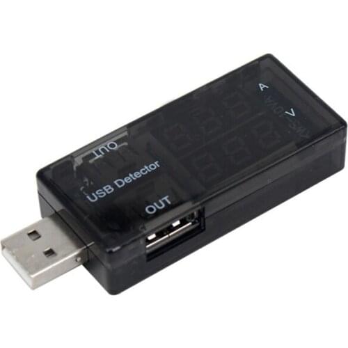 USB Charger Detector Current Voltage Power Tester Dual Digital Display Volt Amp Meter For Android Phone And For iPhones