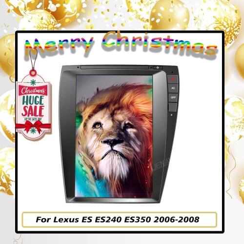 12.1Inch 2inch For-Lexus PX6 Tesla style Car Multimedia Player For Lexus ES ES240 ES350 2006-2008 Car autoradio GPS Navigation