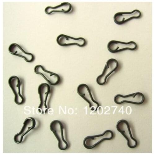 1000 x Quick / Kwik Link Clips Size 8 Matt Black 12 mm Carp Terminal End Tackles