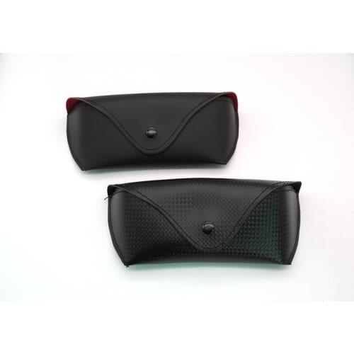 170*72*40mm Sunglasses Case Black Myopia Reading Glasses Bag Leather Eyeglasses Storage Box Eyewear Protection