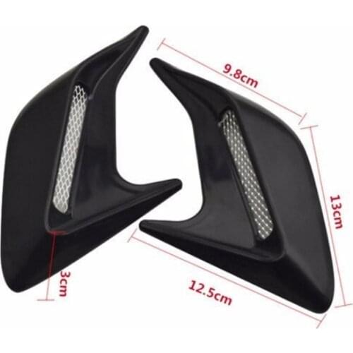 2pcs Car Side Vent Simulation Shark Gills Sticker Decorative For Volkswagen VW Golf 4 6 7 GTI Tiguan Passat B5 B6 B7 Jetta Polo