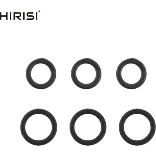 25 Piece Carp Fishing Round Rig Rings For Hook Link O rings 3.1mm & 3.7mm