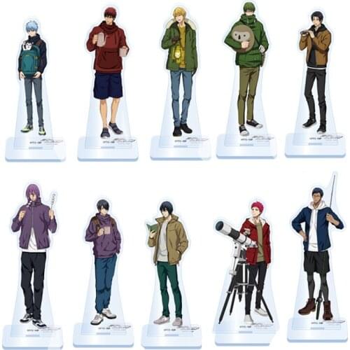 Anime Kurokos Basketball Kuroko Tetsuya Kagami Taiga Hyuga Junpei Acrylic Figure Stand Display Model Plate Decor Outdoor Series