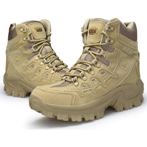 Mens Military Boot Combat Mens Ankle Boot Tactical Big Size 39-46 Army Boot Male Shoes Work Safety Shoes Motocycle Boots