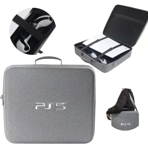 Travel Storage Handbag For PS5 Console Protective Luxury Bag Adjustable Handle Bag For Playstation5 Travel Carrying Case