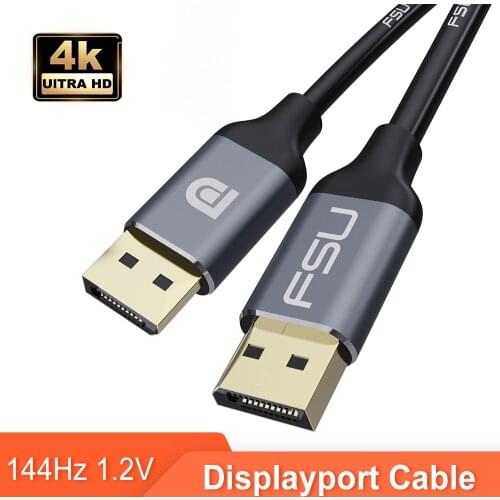 Displayport to Displayport Cable 144Hz 1.2V 4K 60Hz HD Video DP to DP Cable for HDTV Projector laptop DisplayPort Cable
