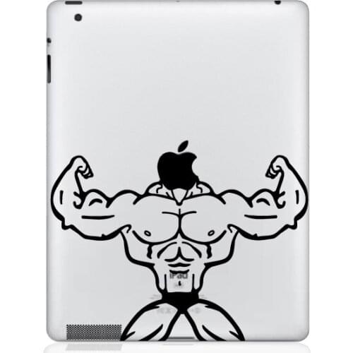 Body Builder Ipad Decal Vinyl Car Sticker Creative Witch Car Body Window Decorative Decal TA006