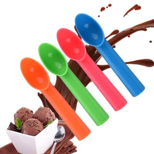 Ice Cream Spoon Food Grade Silicone Ice Cream Dessert Spoon Kitchen Accessories Tableware Watermelon Cake Ice Cream Tools