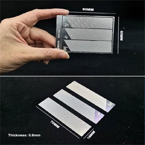 Metal File Thick / Medium / Fine Sandpaper Loading Curved Surface Sander for Gundam Military Model MS030