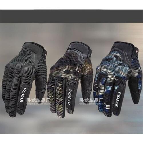 High Quality Motorcycle Gloves Tactical Glove Full Finger Touch Screen Microfiber Antiskid Breathable Wear Resistant
