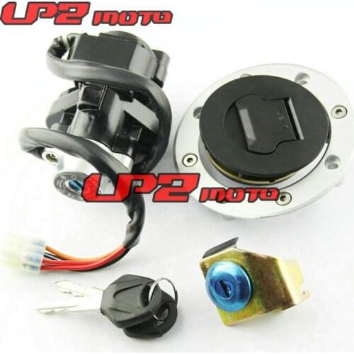 Motorcycle Lock Kits Ignition Switch Lock Tank Cap For SUZUKI GSX1400 V-MAX1400 2002-2007