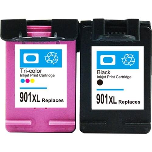 New 901XL Replacement Inkjet Print Cartridge Compatible HP J4500 J4580 J4640 J4660 J4680 DOM668