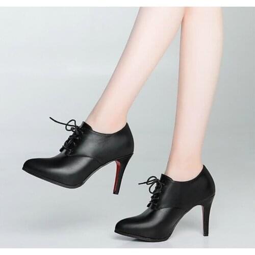 Кожаные туфли-лодочки OloMM China At AliExpress