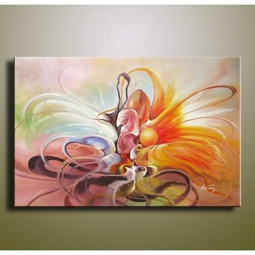 Handmade oil painting on canvas modern 100% Best Art Abstract oil painting original directly from artis XD1-244