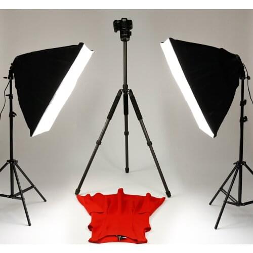 Softbox Lighting Kit Photography Continuous 45/135W Bulbs 4in1 Bulb Socket Light Suit With 2m Tripod Stand Studio Photo Softbox