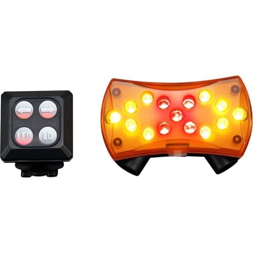 Fonoun Led USB Wireless Bike Turn Signal Light Laser Waterproof FNB16