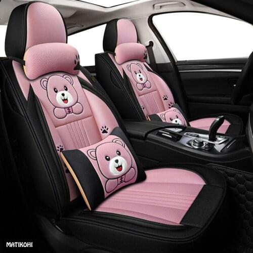 MATIKOHI cloth car seat cover For mercedes w124 w245 w212 w169 ml w163 w246 ml w164 cla gla w639 car accessories seat covers