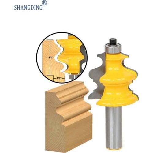 High Archives 3 Tooth Type Combine Knife Square Tenon Tooth Combine Floor Knife Puzzle Knife Milling Carving Knife Yellow Paint