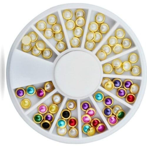 1 Pcs Mixed Color Peal Fashion Women Natural Color False Nail Tips Artificial Fake Nails Art Acrylic Manicure Tools #019