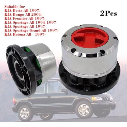 2 pieces FOR KIA Sportage Grand Sportage Retona Frontier Besta 4X4 Bongo Bearing 1997- wheel locking hubs AVM460HP B034HP