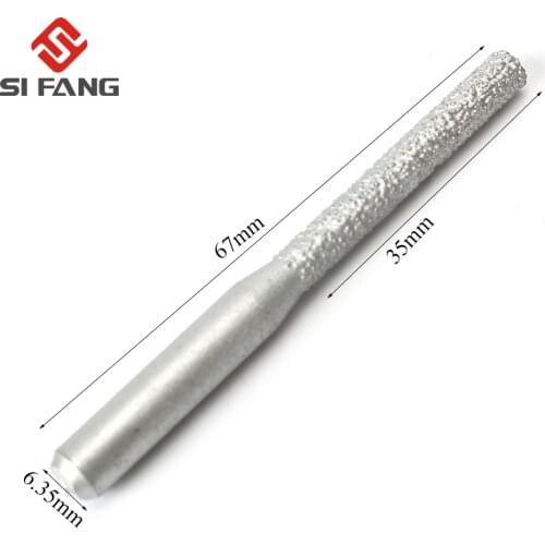 2pcs Brazed Router Bit Diamond Profile Wheel Straight Shank 12.7mm for Marble Granite Edge Profiling/Cutting Brazed