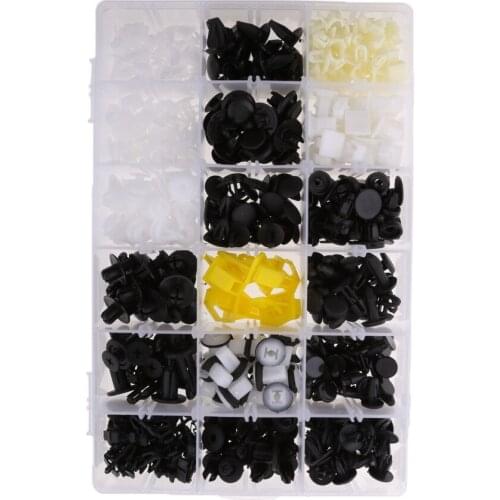 418 Pieces Auto Car Color Plastic Rivets Fasteners Retainer Clip Assortments