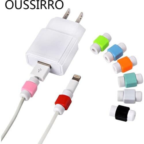 5Pcs/lot Data Line Protection Case Coil Sleeve Protective Cover Fracture Prevention Phone Charging Case Headphone Storage Gift