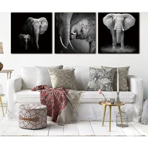 5D DIY Diamond Painting frican Elephant Landscape Full Square diamond Embroidery Cross Stitch diamond Mosaic triptych Home Decor