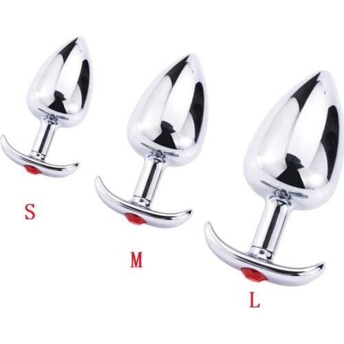 Butt Plug Metal Anal Plug Sexy Games Clitoris Stimulator Crystal Female Dildo Sex Products Massager Sex Toys For Men Women Gay