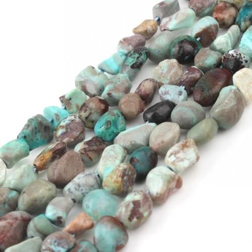 5-8mm Phoenix Turquoises Stone Beads Irregular Shape Natural Loose Bead For Jewelry Making DIY Bracelet Necklace Strand 15inches