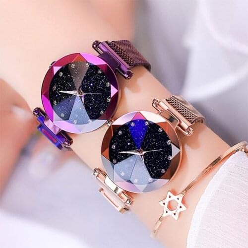 Women Watch Women Magnet Starry Sky Ladies Quartz Sport Wrist Watch reloj mujer Female Clock Free Shipping relogio feminino