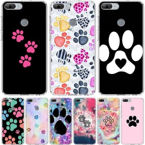 Dogs are girls best friends Dog paw Phone Case for Huawei Honor 10 9 20 7A 7X 8A 8S 8X 9X Lite Pro Y5 Y6 Y7 Y9S 2019 10i 20i Coq