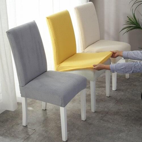 Seat Cover Super Soft Jacquard Fabric Waterproof Stretch Chair Cover Elastic Spandex Seat Cover Suitable for Restaurant/kitchen