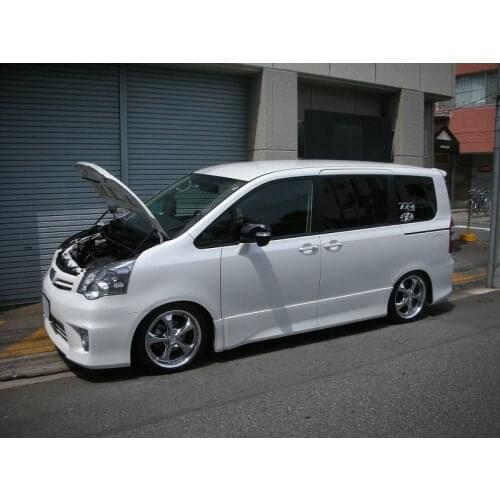 For 2007-2014 Toyota NOAH ZRR70 Mini Van Front Hood Bonnet Gas Struts Lift Support Shock Damper Carbon Fiber