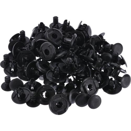 50pcs/set 7mm Car Bumper Fender Retainer Clip Plastic Auto Fastener Fit 7mm Hole For Suzuki Grand Vitara SX4 Swift X-90 XL-7