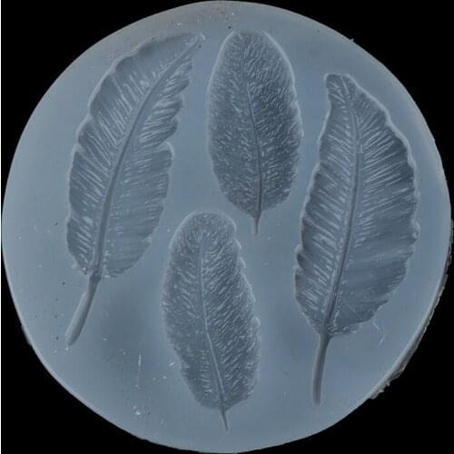 1pcs Liquid Silicone Mold Feather Mirror Resin Mould For DIY Jewelry Pendant Necklace Accessories Making Crafts
