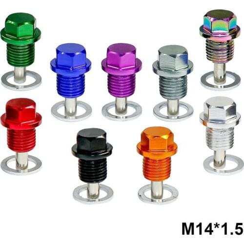 M14*1.5 MM Engine Dress Up Magnetic Oil Drain Plug Package/Oil Sump Drain Plug Automobile Car Accessories Oil Drain Plug