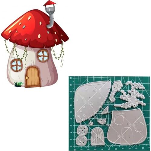 Metal Cutting Dies Cut Mold house Decoration Scrapbook Paper Craft Knife Mould Blade Punch Stencils