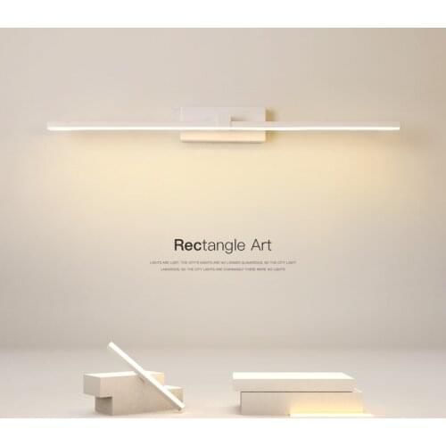 Simple modern led mirror before the lamp bathroom bathroom mirror cabinet lighting waterproof fog lamps Nordic bathroom lights