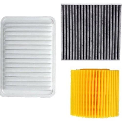Cabin Pollen Filter 87139-YZZ08, Air, Oil Filter For Toyota Camry XV40 2011 2012 2013 2014 2015 2016 2.5L 4 Cylinder Engine