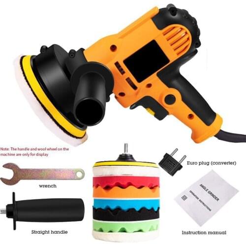 Electric Car Polisher Machine Adjustable Speed Sander Polisher For Car Grinding Waxing Machine Automobile Furniture