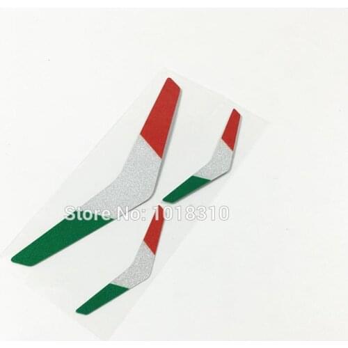 Car Styling 3pcs/lot Italy Flag Vespa Motorcycle Bike Helmet Car Sticker Decal Vinyl Reflective
