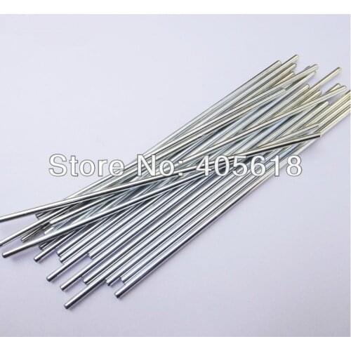 Stainless Steel bars 5pcs 2 MM DIA length 100mm DIY Toys car axle stick drive rod shaft coupling connecting shaft
