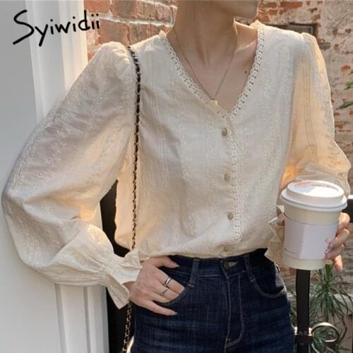 Блузки с цветами Syiwidii China At AliExpress