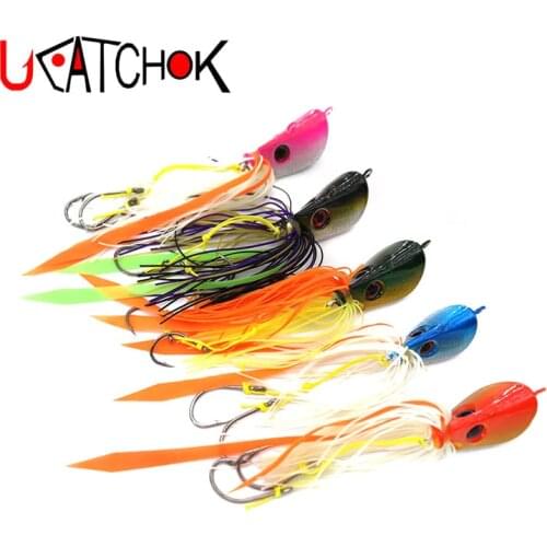 UCOK 1pcs/pack 45g 65g 85g luminous jig fishing lure Japan Inchiku fishing boat casting long surf jigging fishing metal fishing