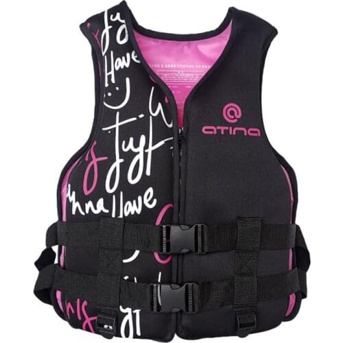 Youth Adult Boating 45-100KG Buoyancy Life Vest Outdoor Watersports Neoprene Floating Jacket for Swimming Drifting Fishing Surf