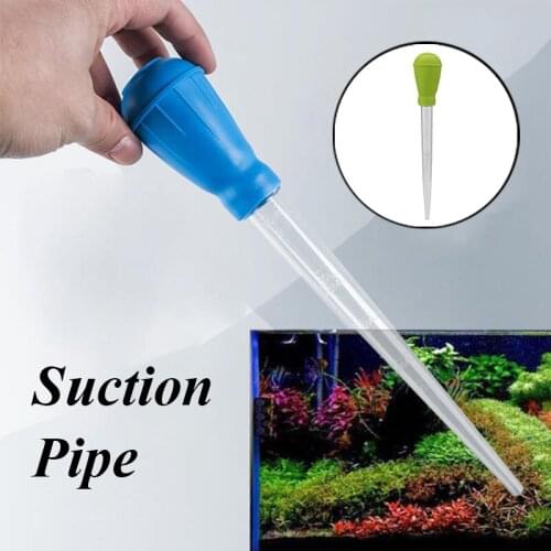 1Pc Semi-automatic Aquarium Clean Vacuum Water Change Changer Gravel Aquarium Simple Fish Tank Vacuum Siphon Pump Cleaner