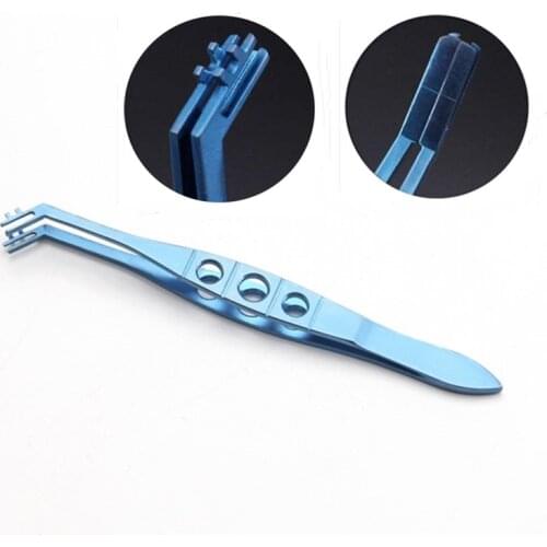 108mm Titanium Lens folding forceps Ophthalmic Instrument