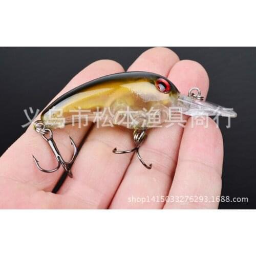 120pcs/lot 3.1" 7.8CM classic bait lures hard plastic bait lures bait 0.35OZ 10g Tackle Swimbait bass bait dw-1005